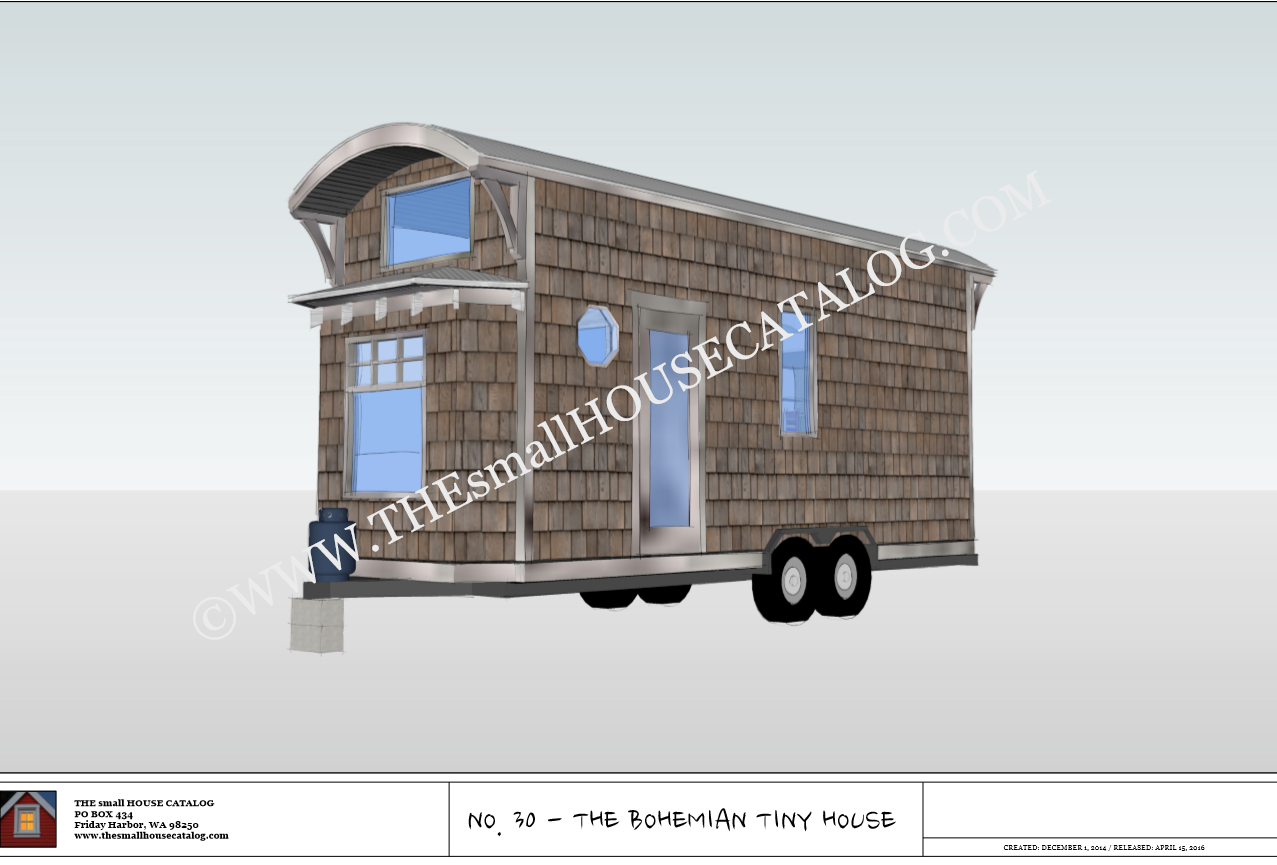 Plan Tiny House Bohemian