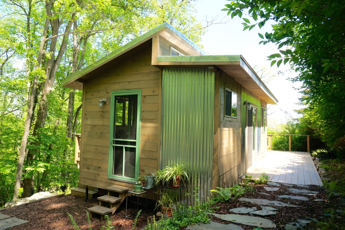 Différents types de toitures tiny house