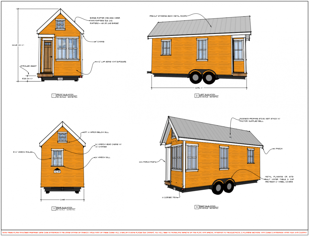 Проект tiny house чертежи