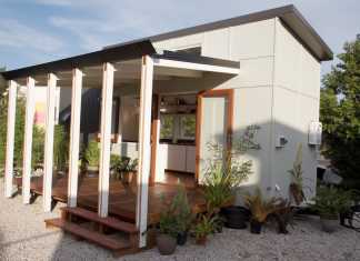 La Tiny House sur roues Brisbane possède un lit « déplaçable » Tiny house brisbane