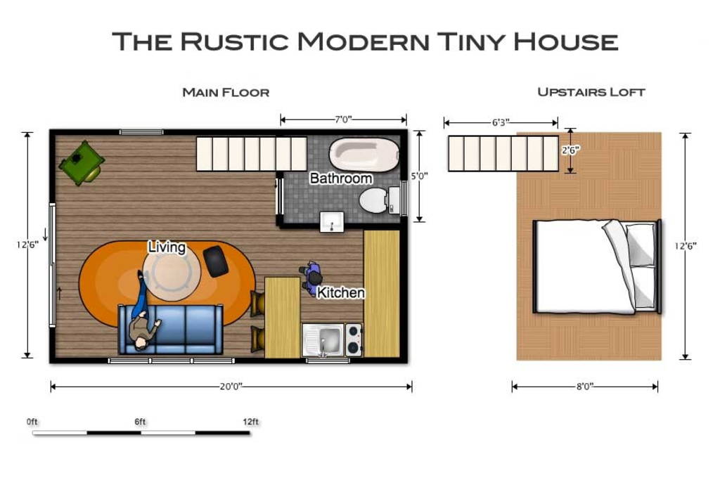 Rustic Modern Tiny House Oregon