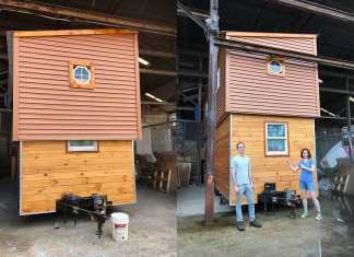 Une Tiny House extensible en hauteur Devasa Tiny House