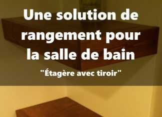 Rangement salle de bain – Étagère rangement tiny house