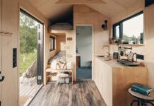 Une mini maison minimaliste au style nordique mini maison minimaliste bois