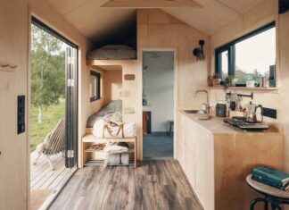 Une mini maison minimaliste au style nordique mini maison minimaliste bois