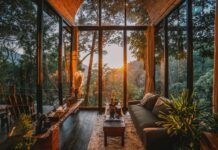 Taloh Cabin une mini maison avec un grand espace de vie extérieur Taloh Cabin