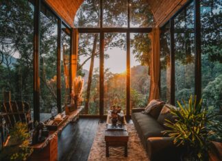 Taloh Cabin une mini maison avec un grand espace de vie extérieur Taloh Cabin