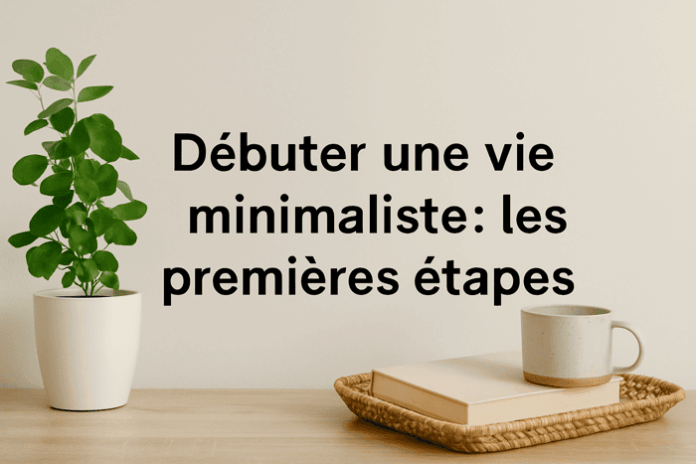 Débuter une vie minimaliste